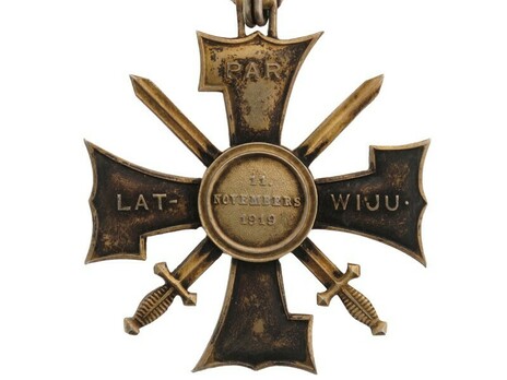 Military Order of the Bear Slayer, III Class (in silver gilt) Reverse