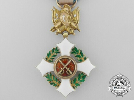 Military Order of Savoy, Type II, Officer Reverse