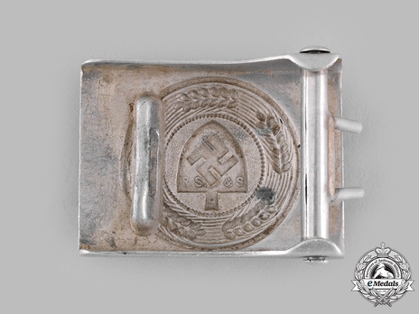 RAD NCO/EM's Belt Buckle (by R. Sieper) Reverse