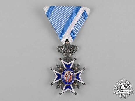 Order of Saint Sava, Type II, V Class Obverse