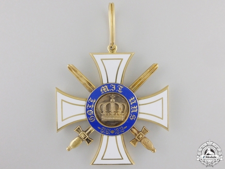 Military Division, Type II, I Class Cross (with swords, in gold)