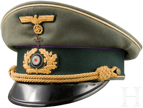 German Army Field Bishop's Visor Cap Profile