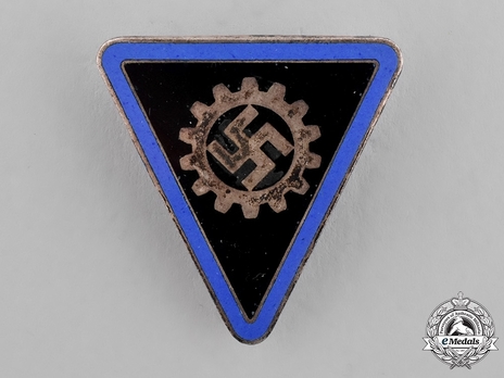 DAF 2nd Pattern Betriebsgemeinschaft Orts-Sachbearbeiterin Lapel Badge Obverse
