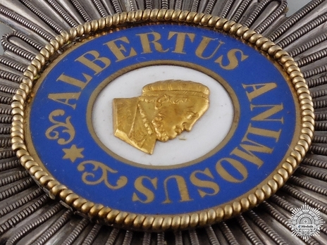 Albert Order, Type I, Civil Division, Grand Cross Breast Star (early form) Obverse