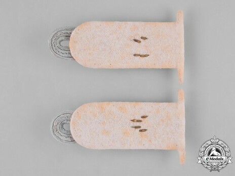 German Army Infantry Major Shoulder Boards Reverse