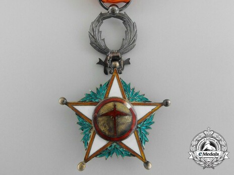 Order of Ouissan Alaouite, Type II, II Class Grand Officer Neck Badge Reverse