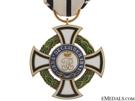 House Order of Hohenzollern, Type II, Civil Division, II Class Honour Cross Reverse