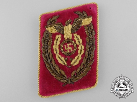 NSDAP Reichsleiter Type IV Reich Level Collar Tabs Obverse