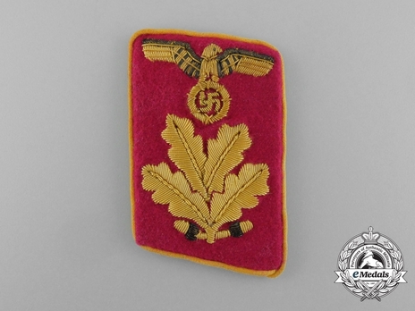 NSDAP Befehlsleiter Type IV Reich Level Collar Tabs Obverse