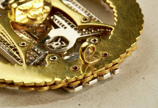 Gau Honour Badge Wartheland with Diamonds, Large