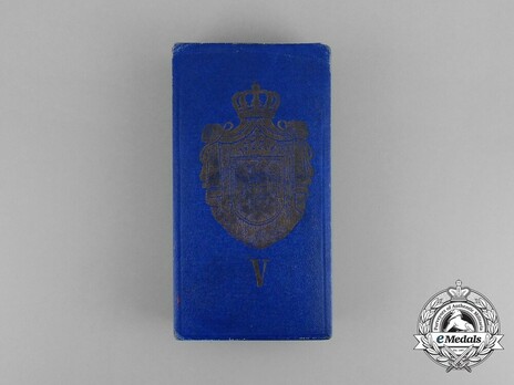 Order of Saint Sava, Type III, V Class Case of Issue