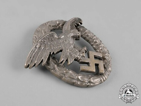 Observer Badge, by C. E. Juncker (in nickel silver) Obverse