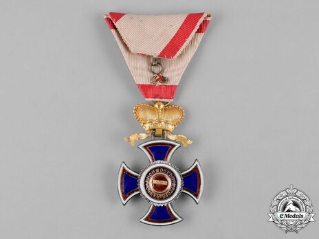 Order of Danilo I (Merit for the Independence), Type IV, IV Class, Officer Reverse