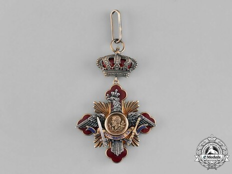 Order of Carol I, Commander's Cross Obverse