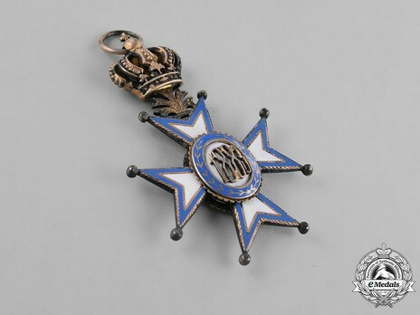 Order of Saint Sava, Type II, IV Class Reverse