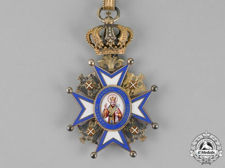 Order of Saint Sava, Type I, III Class Obverse