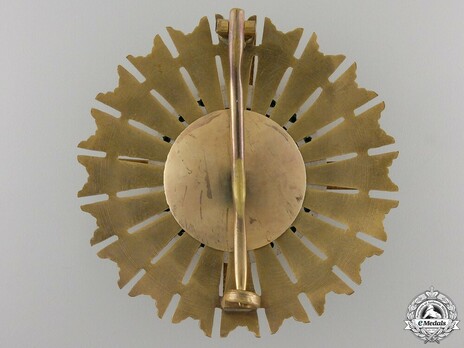 Grand Officer Breast Star Revese