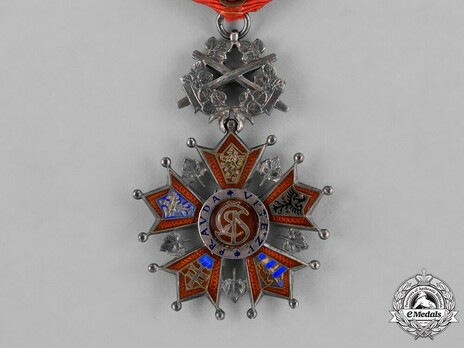 Order of the White Lion, Military Division, IV Officer Reverse