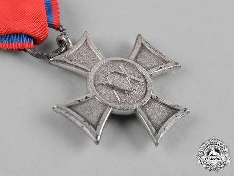 Reserve Long Service Decoration, Type II, I Class Cross Reverse