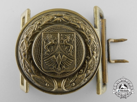 Firefighters Regional Officer Belt Buckle (Hesse Nassau version) Obverse