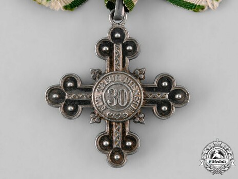 Long Service Decoration for Domestic Service, Type I, for 30 Years Reverse