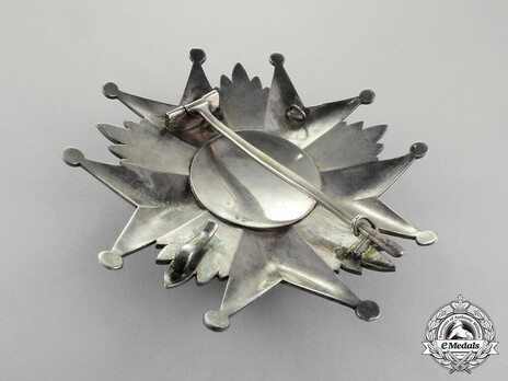 Grand Officer Breast Star Reverse