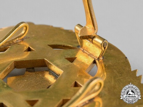 Order of the Queen of Sheba, Grand Cross Breast Star Reverse Detail