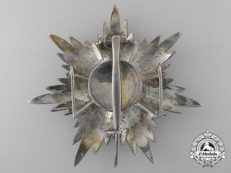 II Class Commander Breast Star (with couchant lion) Reverse