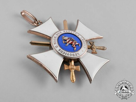 Order of Philip the Magnanimous, Type II, Grand Cross with Swords (in silver gilt) Reverse