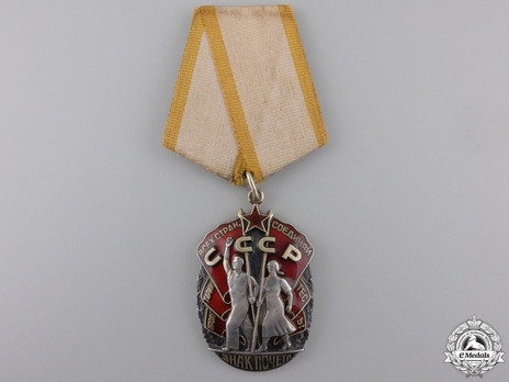 Order of the Badge of Honour Oval Medal (Variation I) Obverse 
