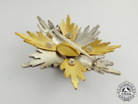 Order of Military Merit, I Class Breast Star Reverse