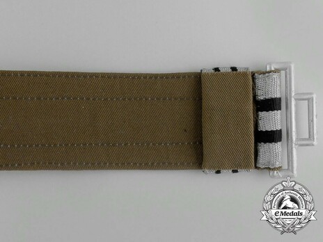 HJ Officer Lower Leader Brocade Belt Strap Reverse