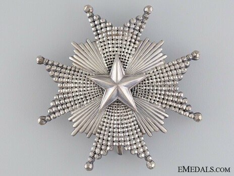 Commander Grand Cross Breast Star (with silver) Obverse
