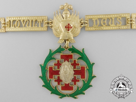Equestrian Order of Merit of the Holy Sepulcher of Jerusalem (Type II) Collar Obverse Detail