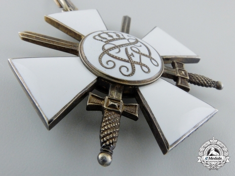 Order of the Red Eagle, Type V, Military Division, II Class Cross (in silver gilt) Reverse