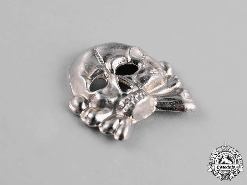 MedalBook - Waffen-SS Metal Cap Death's Head Type I