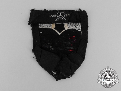 RAD Abteilung Duty Station Badge (NCO/EM version) Reverse
