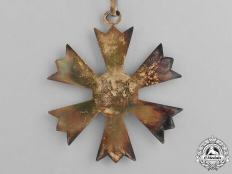 Order of the Eight Trigrams, III Class Neck Badge Reverse