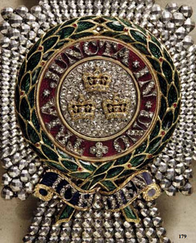 The Most Honourable Order of the Bath, Type II, Military Division, Commander Breast Star (with brilliants)