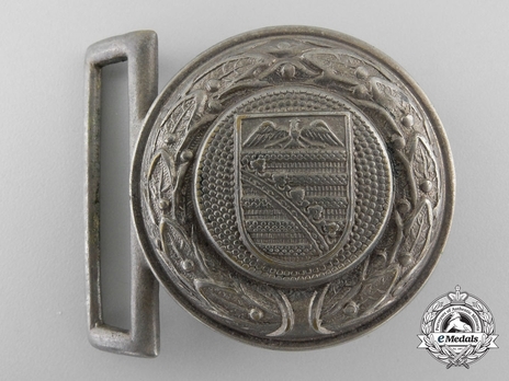 Firefighters Regional Officer Belt Buckle (Saxony version) Obverse