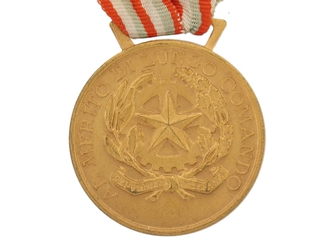 Medal of Honour for Long Command in the Military, in Gold Obverse