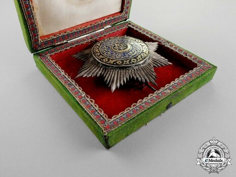 Order of Noble Bukhara, II Class, III Grade Case of Issue Obverse Open