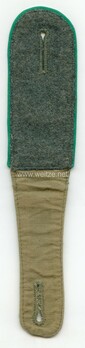 German Army Tropical Mountain Enlisted Men Shoulder Boards Reverse