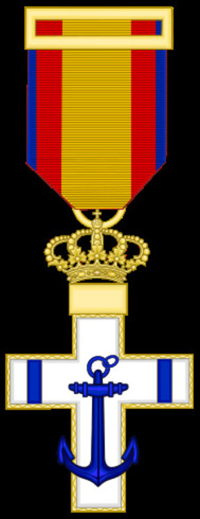 189px cross of the naval merit %28spain%29   blue decoration.svg