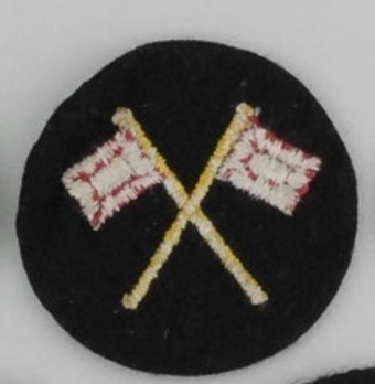 Kriegsmarine Enlisted Men Signal Insignia Reverse