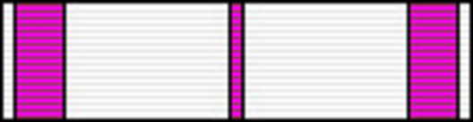 I Class Medal (for Literature, 2000-) Ribbon