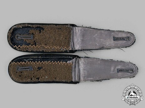 Luftwaffe Reich Air Ministry/Engineers Enlisted Men Shoulder Boards Reverse