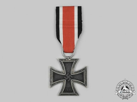 Iron Cross II Class, by Schenkl (Type 2 frame, "27") Obverse