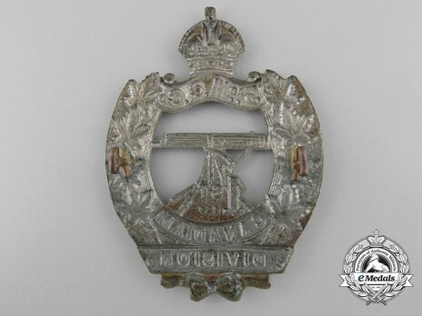 3rd Machine Gun Company Other Ranks Cap Badge Reverse