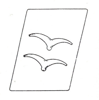 DLV Oberflieger Collar Tabs Obverse